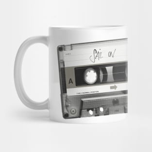 Favourite sailing cassette tape - Sail On Mug